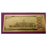 (2) Donald Trump Gold Foil Novelty Notes