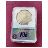 1934-D Peace Dollar - PGA MS63 - Nice!
