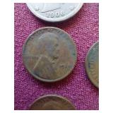 Small U.S. Coins Mixed Lot - Barber, Buffalo, Indian, Wheat, Etc