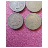 (15) Indian Pennies - All 1800s