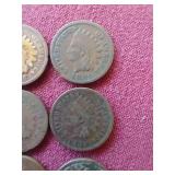 (15) Indian Pennies - All 1800s