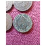 (15) Indian Pennies - All 1800s