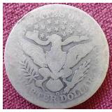 1896-O Barber Quarter