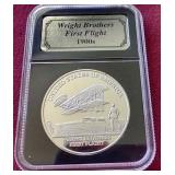 Wright Brothers 1 oz Silver Round