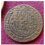 Mixed Lot - Tokens & Ferdinand & Isabella Reproduction Coin