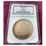 1904-O Morgan Dollar - NGC MS64