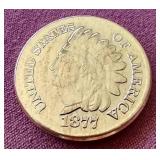 Indian Penny Style 1 oz Copper Round