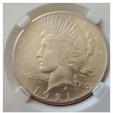 1921 Peace Dollar - PGA MS64 - Wow!