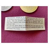 (2) Vintage Alaska Trade Tokens