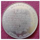 (2) Vintage Alaska Trade Tokens