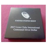 2017 Lions Club Commemorative Silver Dollar