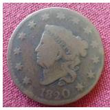 1820 Coronet Head Large Cent Penny