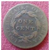 1820 Coronet Head Large Cent Penny