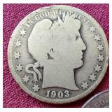 (3) Barber Half Dollars