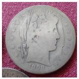 (3) Barber Half Dollars
