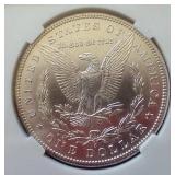 1885-S Morgan Dollar PGA MS63+ - Nice Coin!
