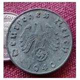Mixed Lot of Foreign Coins - Includes Third Reich