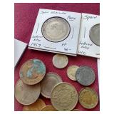 Mixed Lot of Foreign Coins - Includes Third Reich