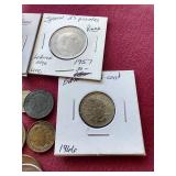 Mixed Lot of Foreign Coins - Includes Third Reich