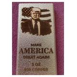 Donald Trump 5 oz Copper Bar