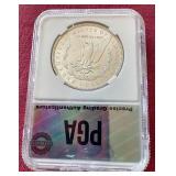 Awesome Low Mintage 1899 Morgan Dollar - PGA MS63