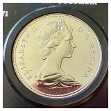 1971 Canadian Commemorative Silver Dollar