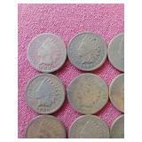 (20) Indian Pennies - All 1800s