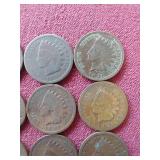 (20) Indian Pennies - All 1800s