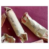 (9) Partial Wheat Penny Rolls