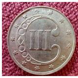 Amazing 1852 3c Silver Coin