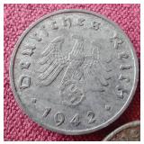 (3) WW2 German Third Reich Coins