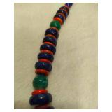 925 Jay King DTR Blue Lapis Orange Turquoise Necklace