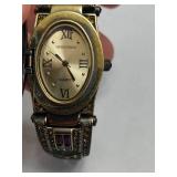 Heidi Daus Art Deco Style Hinged Bangle Watch