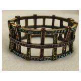 Heidi Daus Art Deco Style Crystal Accented Bracelet