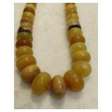 925 Jay King DTR Sterling & Yellow Opal Beaded Necklace, Bracelets & Earring Set