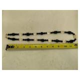 925 Jay King DTR Black Agate & White Quartz Necklace