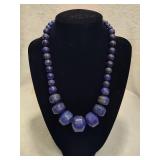 925 Jay King DTR Graduated Blue Lapis Necklace