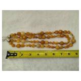 925 Jay King DTR Natural Yellow Opal Beaded Necklace