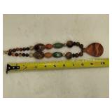 925 Jay King DTR Jasper & Agate Beaded Necklace
