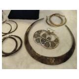 Lot of Assorted Silver Tone Jewelry