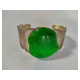 925 Jay King DTR Sterling Silver Green Turquoise Cuff Bracelet