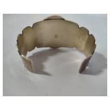925 Jay King DTR Sterling Silver Green Turquoise Cuff Bracelet