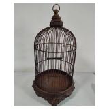 Victorian Ornamental Metal Bird Cage