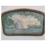 "Dawn" by Robert Wood in Vintage Frame