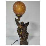 Baroque Style Table Lamp with Round Globe