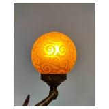 Baroque Style Table Lamp with Round Globe