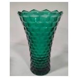 Indiana Glass Whitehall Teal Glass Vase