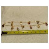 Joan Rivers Faberge Egg & Assorted Charm Necklace