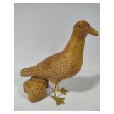 Carved Seagull on a Stump