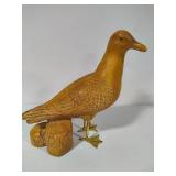 Carved Seagull on a Stump
